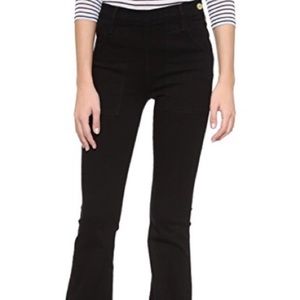 NWOTFrame Le Flare De Francois Black Cords Cropped
